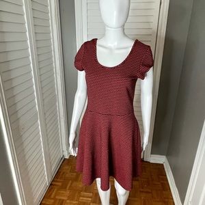 Zigzag skater dress